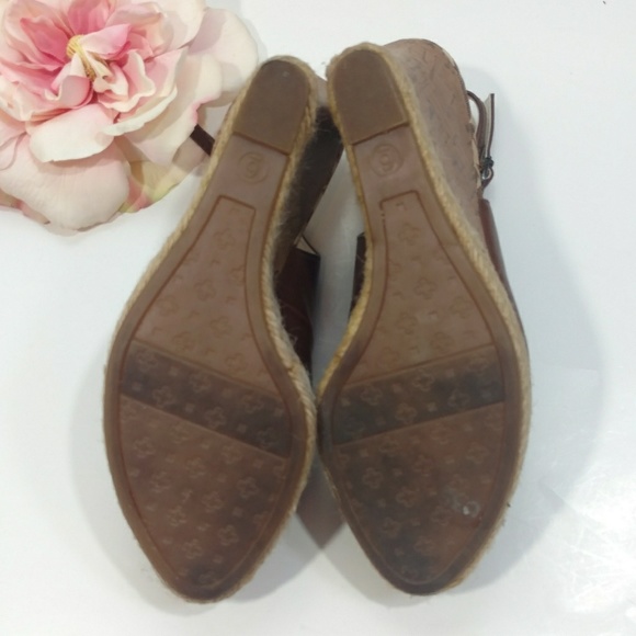 Etienne Aigner Olexa Peep Toe Wedges - Picture 7 of 8